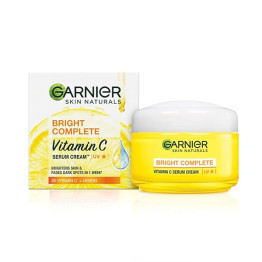 GARNIER Bright Complete Vitamin C Serum UV Cream, Sun Protection & Skin Brightening (23 g)